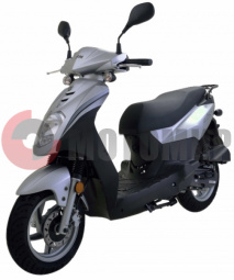 Скутер SYM Orbit 125 серебряный Скутер SYM Orbit 125 серебряный