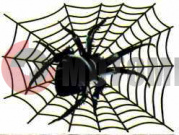 Наклейка Паук (055*55) на паутине пр. Наклейка Паук (055*55) на паутине пр.