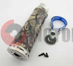 Глушитель тюнинг 300 х 90 мм.креп.ф48мм.(нерж.змеиная кожа.прямоток мод.2) Глушитель тюнинг 300 х 90 мм.креп.ф48мм.(нерж.змеиная кожа.прямоток мод.2)