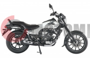 Мотоцикл BAJAJ Avenger 220 Street DTS-i черный матовый, белый матовый Мотоцикл BAJAJ Avenger 220 Street DTS-i черный матовый, белый матовый