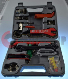 Набор Велоинструм.YC-737 в пл.кейсе, средний Набор Велоинструм.YC-737 в пл.кейсе, средний