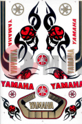 Наклейка Yаmaha (красный) 2 Наклейка Yаmaha (красный) 2