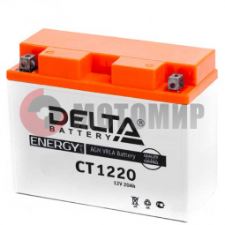АКБ DELTA СТ 1220 12V--20Ач (204 х91 х159) АКБ DELTA СТ 1220 12V--20Ач (204 х91 х159)