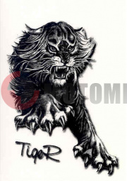Наклейка Тигр Наклейка Тигр