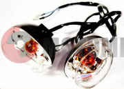 Указатели поворотов передние (пара) Тип 1 универс.белые Указатели поворотов передние (пара) Тип 1 универс.белые