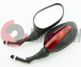 Зеркала (104) d8 черные с вставкой Зеркала (104) d8 черные с вставкой