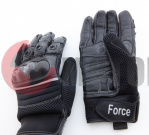 Перчатки Force Road Gainer, кор.,черн.,L комбинир. Перчатки Force Road Gainer, кор.,черн.,L комбинир.
