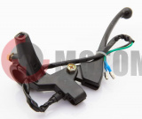 Рычаг тормоза левый в сборе 50-125сс Актив Рычаг тормоза левый в сборе 50-125сс Актив