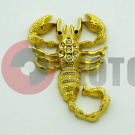 Наклейка Скорпион 1518 обьемный золотой Наклейка Скорпион 1518 обьемный золотой