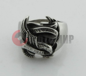 Перстень Байк.Орел (R119WM)(разм.10,11,12мм.) Перстень Байк.Орел (R119WM)(разм.10,11,12мм.)