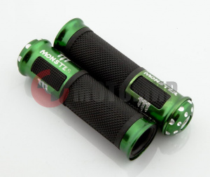 Ручки руля универсальные 1847-1849 зеленые с надп.Moncter Ручки руля универсальные 1847-1849 зеленые с надп.Moncter