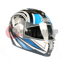 Шлем G-339 BBW (black blue white), S Шлем G-339 BBW (black blue white), S