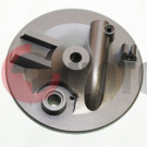 Барабан тормозной передний в сб.Альфа Дельта под.ось 10мм. Барабан тормозной передний в сб.Альфа Дельта под.ось 10мм.