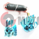 Болты декор.светод.(2шт) разн.мерц.череп30мм Болты декор.светод.(2шт) разн.мерц.череп30мм