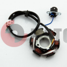 Статор генератора   4Т  GY6 50  (6кат.5+1) (2кон+2пр)  139QMB  CYCLER Статор генератора   4Т  GY6 50  (6кат.5+1) (2кон+2пр)  139QMB  CYCLER