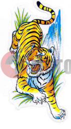 Наклейка Тигр 1 левый Наклейка Тигр 1 левый