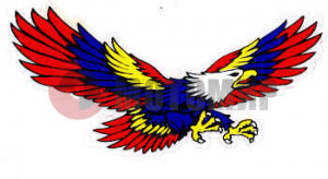 Наклейка Орел (40*90) цветн. Наклейка Орел (40*90) цветн.