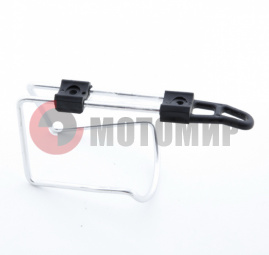 Флягодержатель JK-5287.алл+пластик.с болт.серебр. Флягодержатель JK-5287.алл+пластик.с болт.серебр.