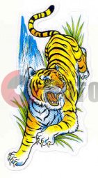 Наклейка Тигр 1 правый Наклейка Тигр 1 правый