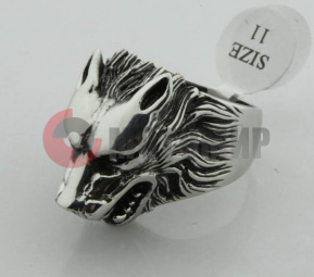 Перстень Байк.Волк (R081GT)(разм.10,11,12мм.) Перстень Байк.Волк (R081GT)(разм.10,11,12мм.)