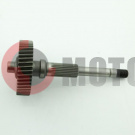 Вал редуктора ведомый с шестерней L=190мм.(150) 157QMJ-Н Вал редуктора ведомый с шестерней L=190мм.(150) 157QMJ-Н