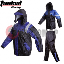 Дождевик мото TANKED (куртка+брюки) син.L TRC-20 Дождевик мото TANKED (куртка+брюки) син.L TRC-20