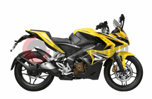 Мотоцикл BAJAJ Pulsar RS 200 ABS, черный Мотоцикл BAJAJ Pulsar RS 200 ABS, черный