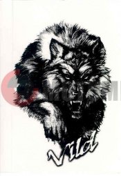 Наклейка Волк Наклейка Волк